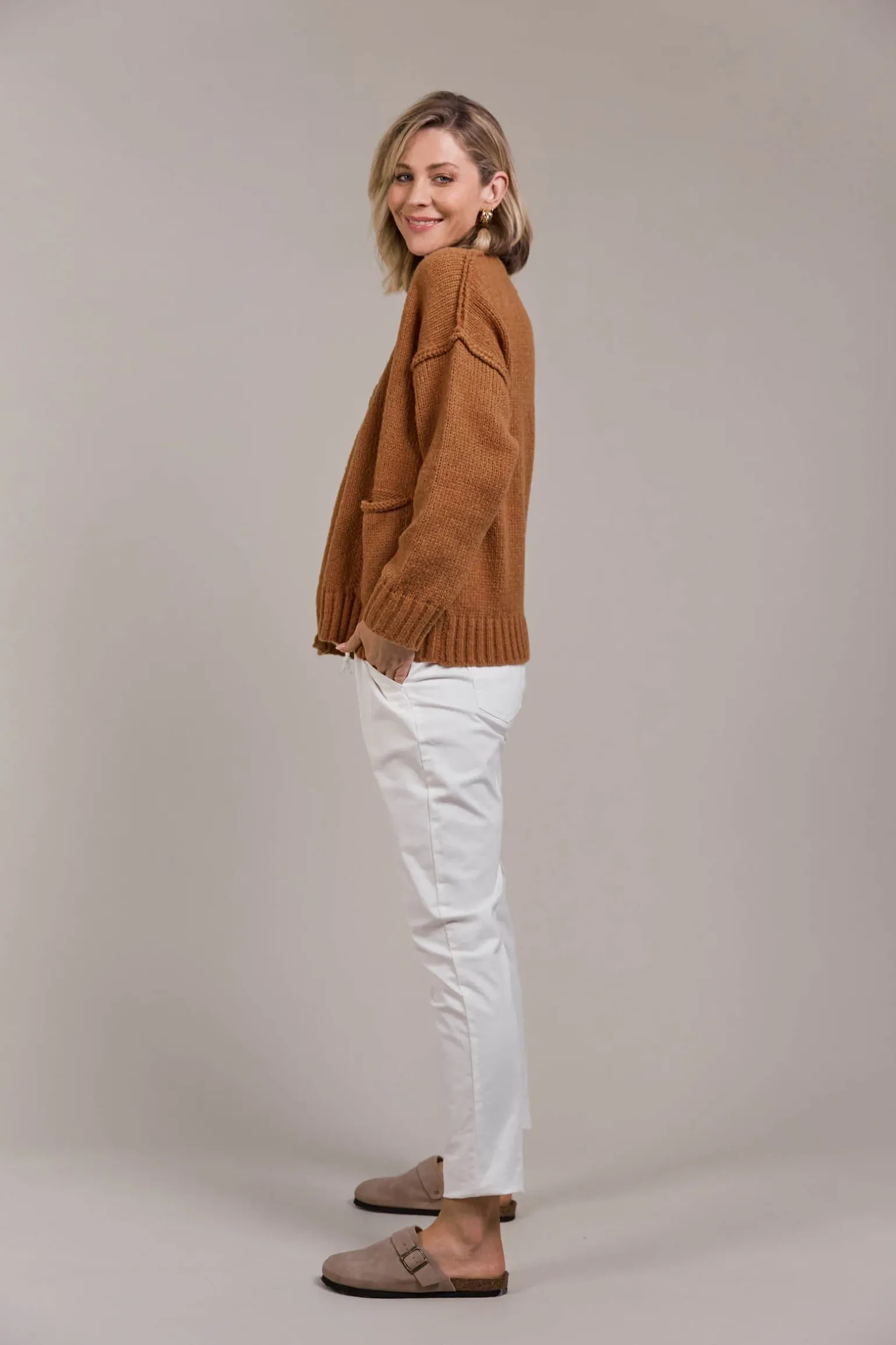 Katana Cardigan - Hazel