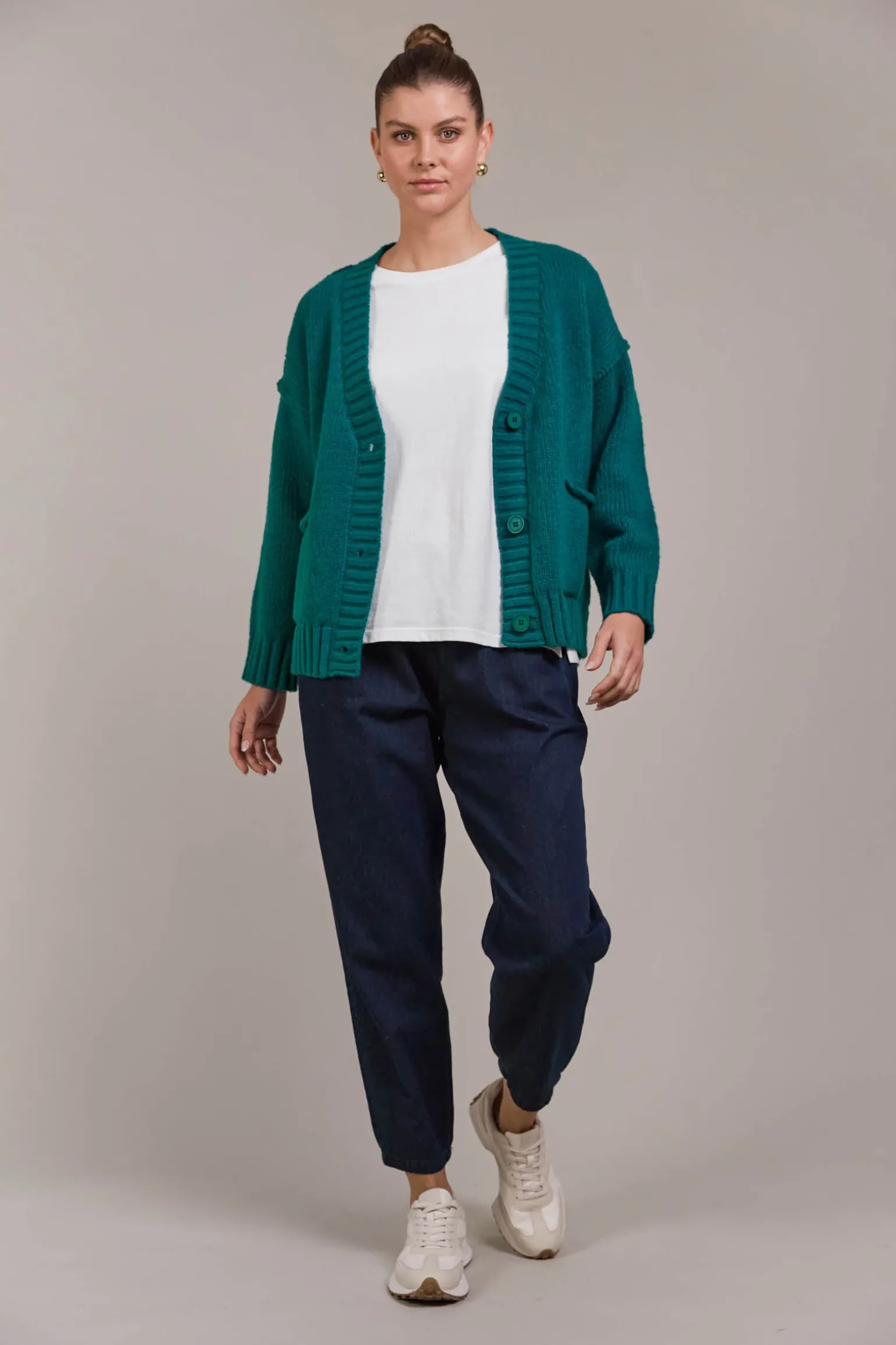 Katana Cardigan - Teal