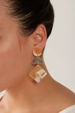 La Mer Drop Earring - Citrus