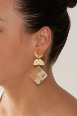 La Mer Drop Earring - Citrus