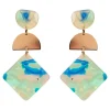 La Mer Drop Earring - Mint