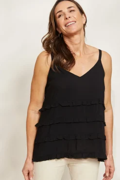 La Mer Frill Tank - Sable