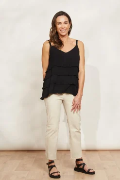 La Mer Frill Tank - Sable
