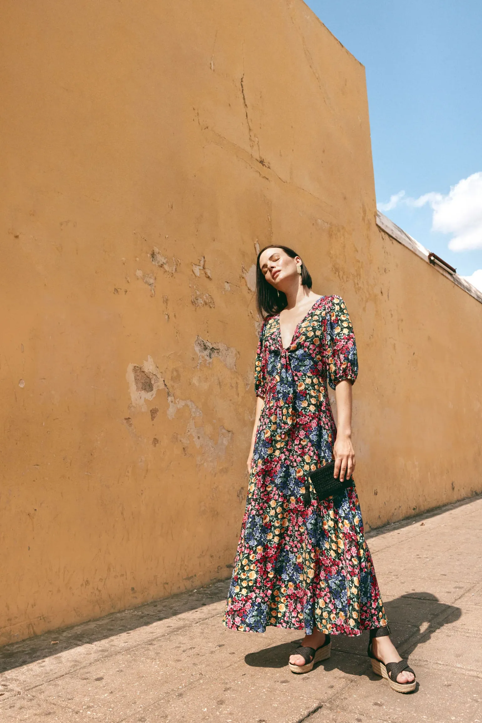 La Mer Tie Dress - Blume
