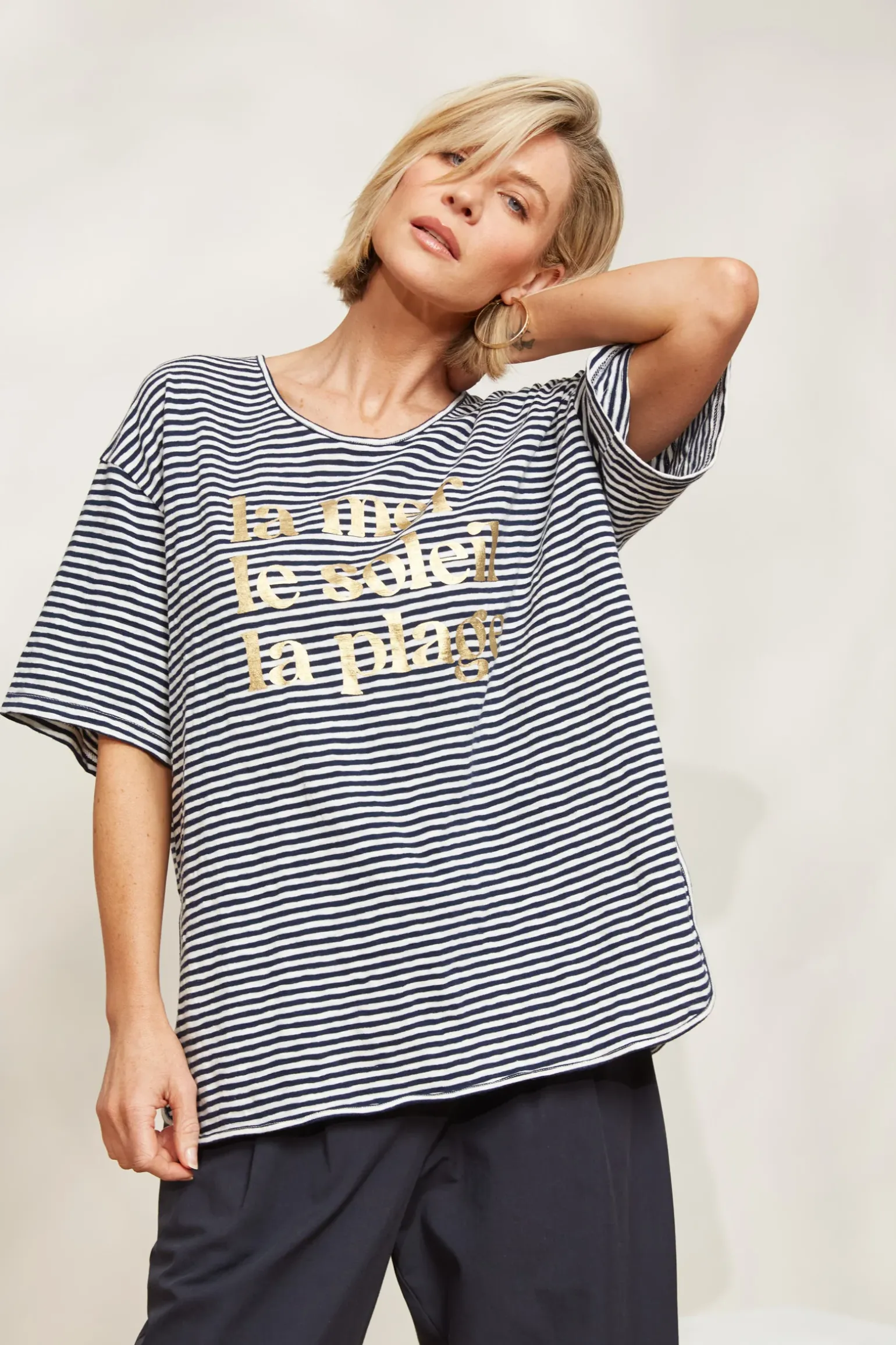 La Plage Tshirt - Indigo