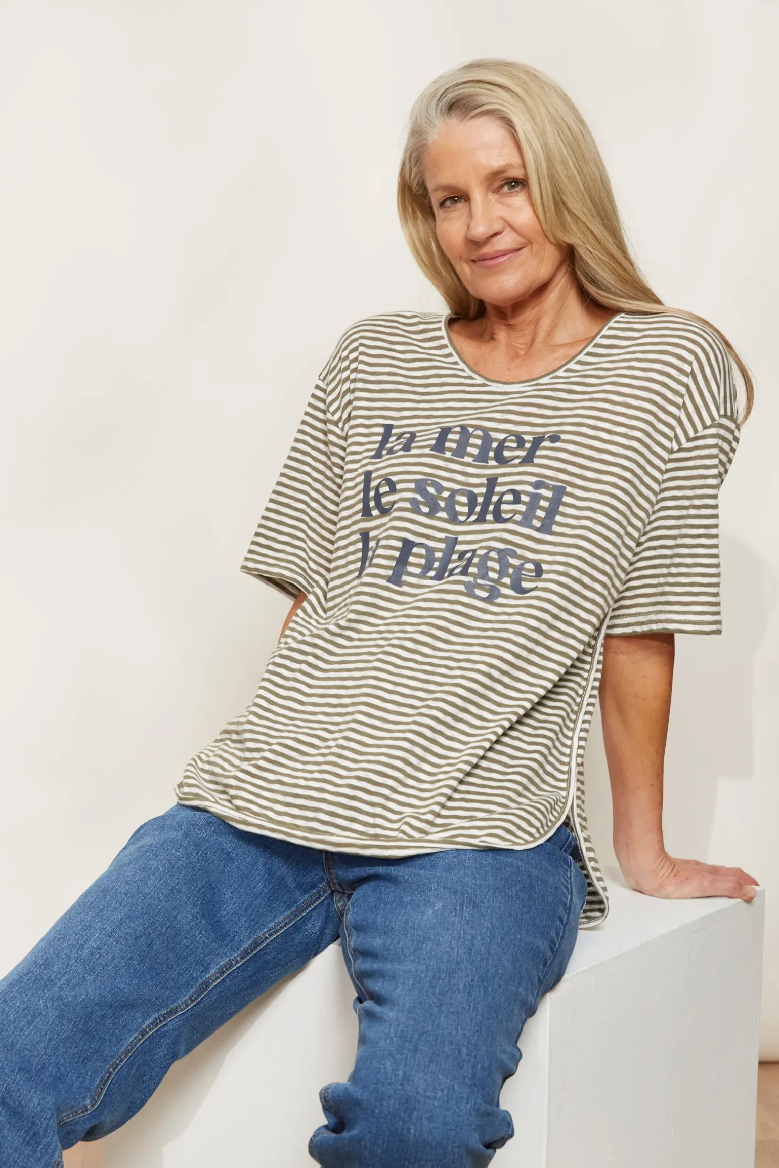 La Plage Tshirt - Khaki