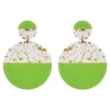 La Vie Dome Earring - Kiwi