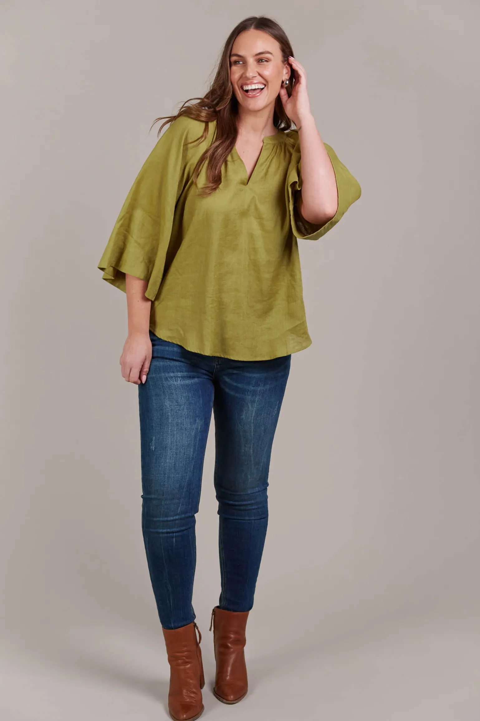 Laax Blouse - Chartreuse