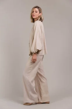 Laax Button Blouse - Ecru