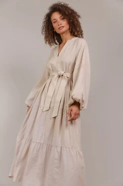 Laax Maxi Dress - Ecru