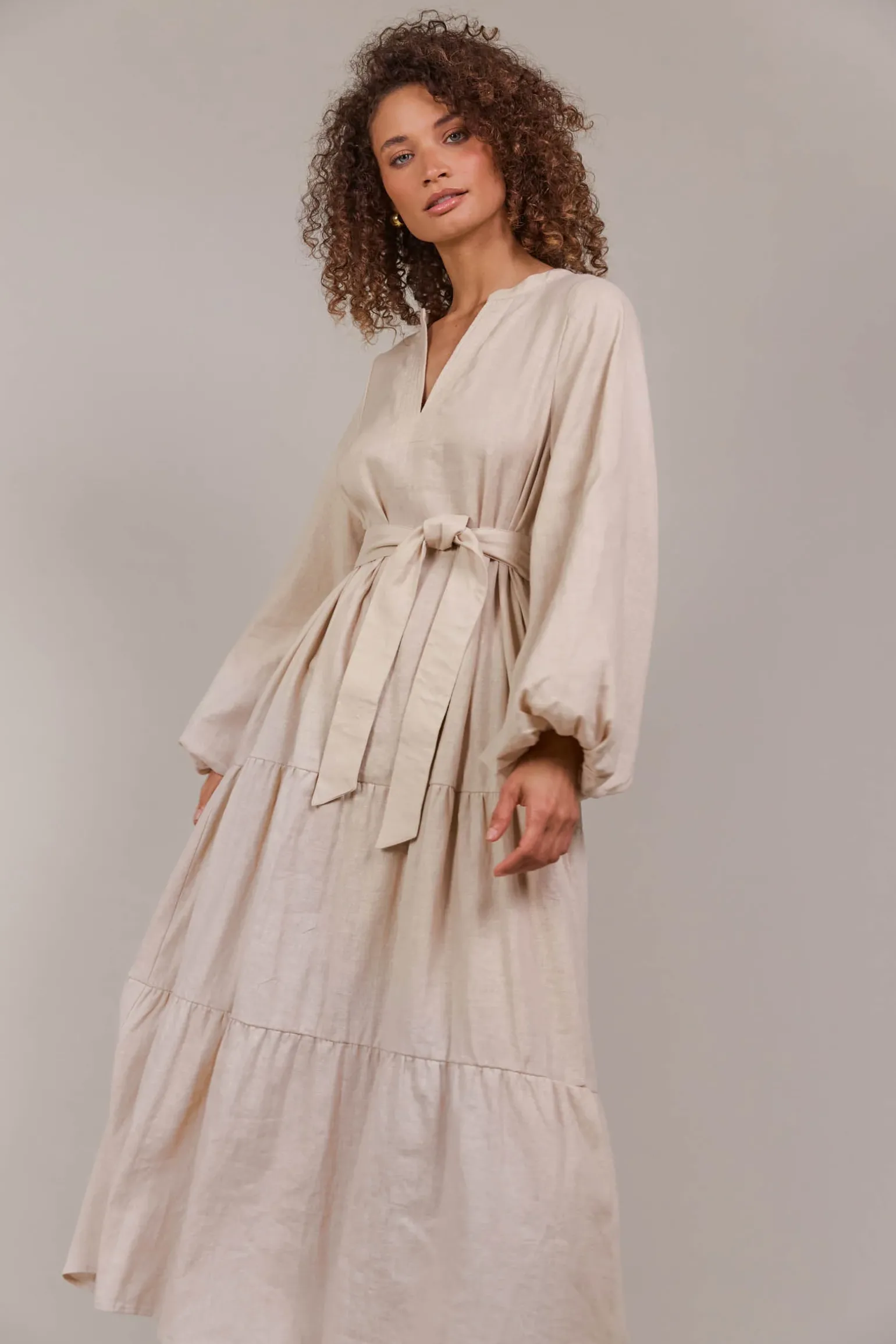 Laax Maxi Dress - Ecru