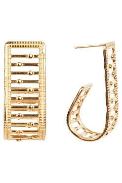 Laax Metal Earring - Curve