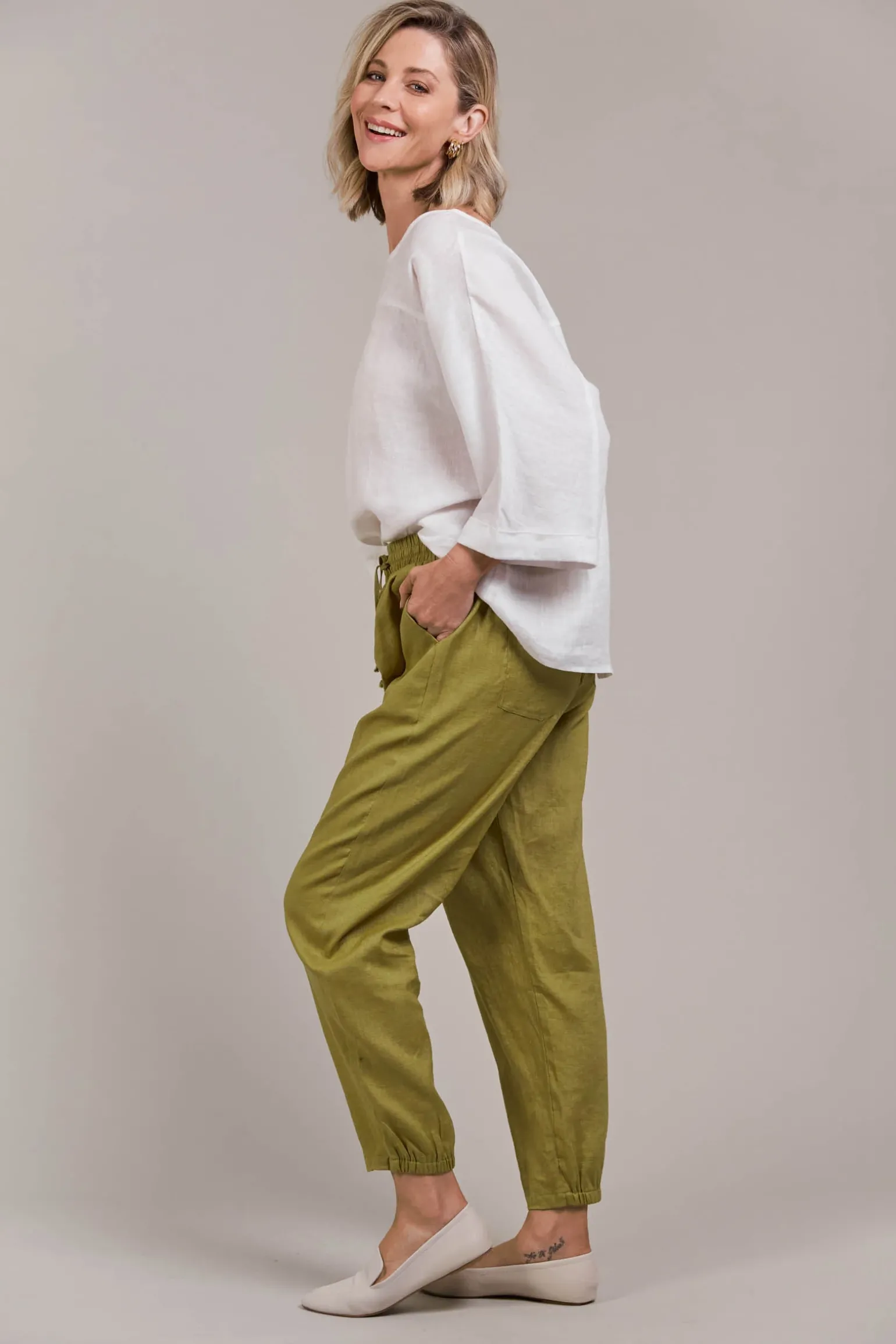 Laax Relaxed Pant - Chartreuse