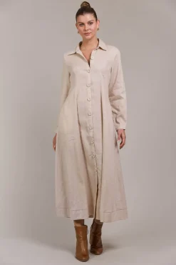 Laax Shirt Dress - Ecru