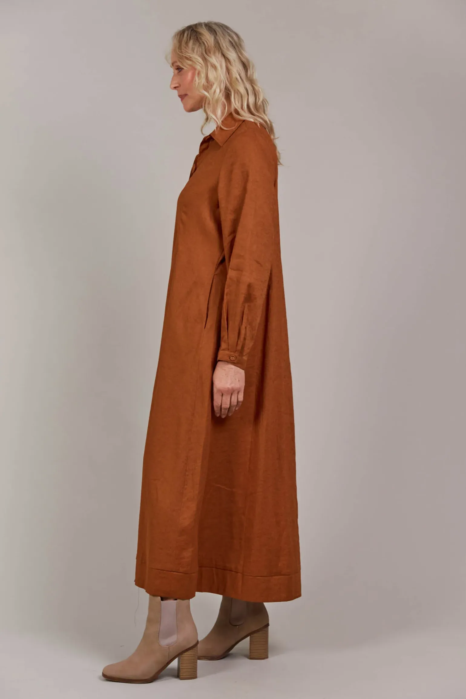 Laax Shirt Dress - Hazel