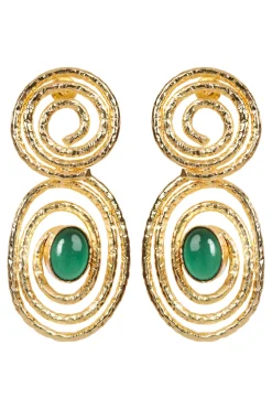 Le Soleil Earring - Emerald