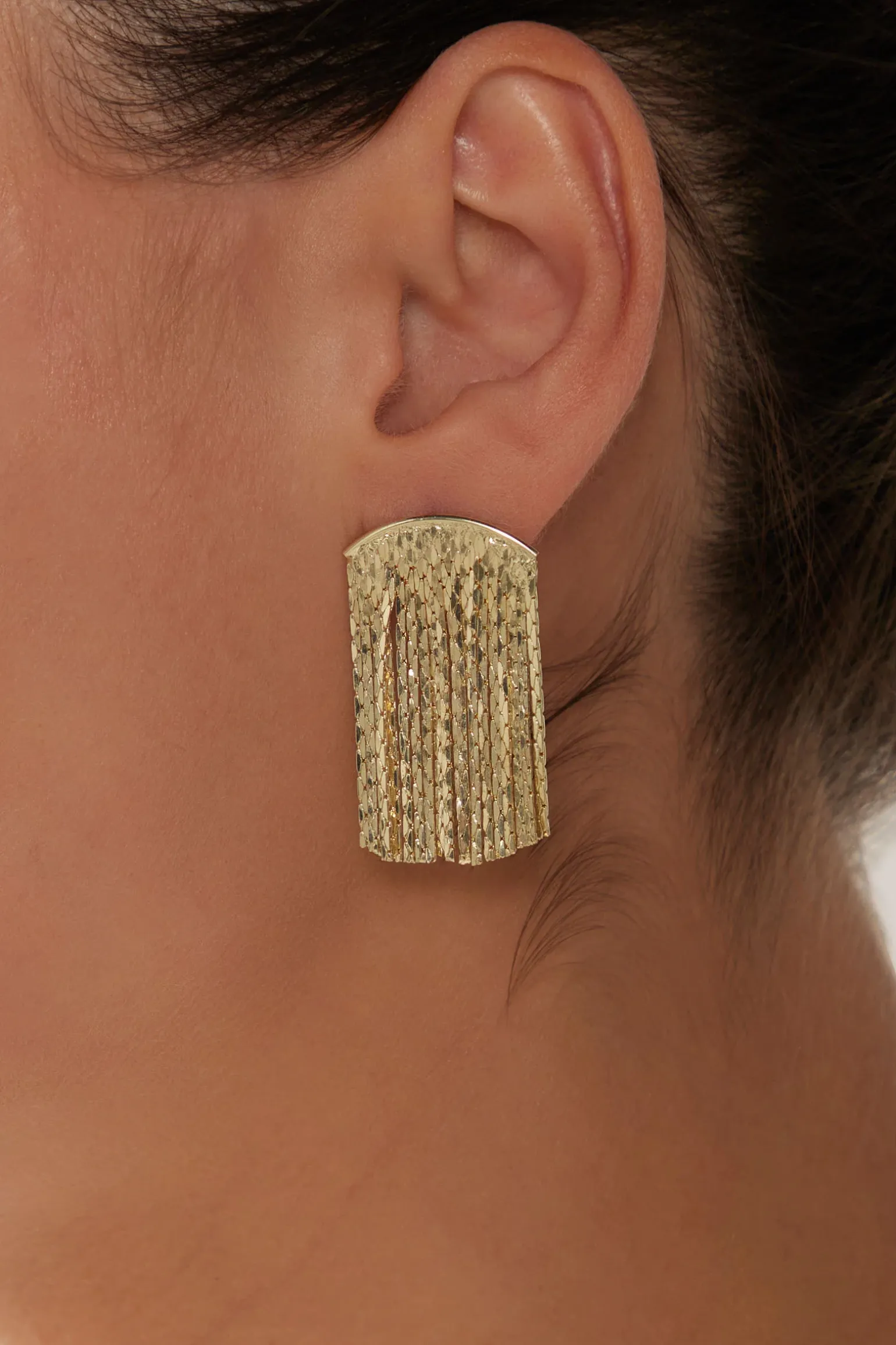 Lujo Drop Earring - Gold
