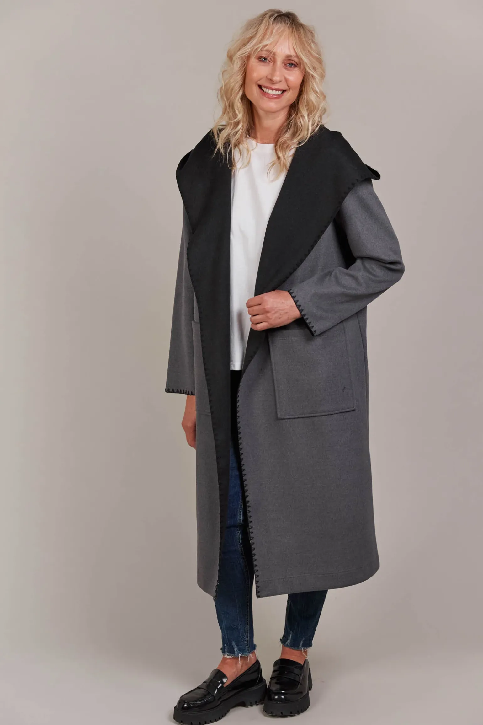 Manta Coat - Char