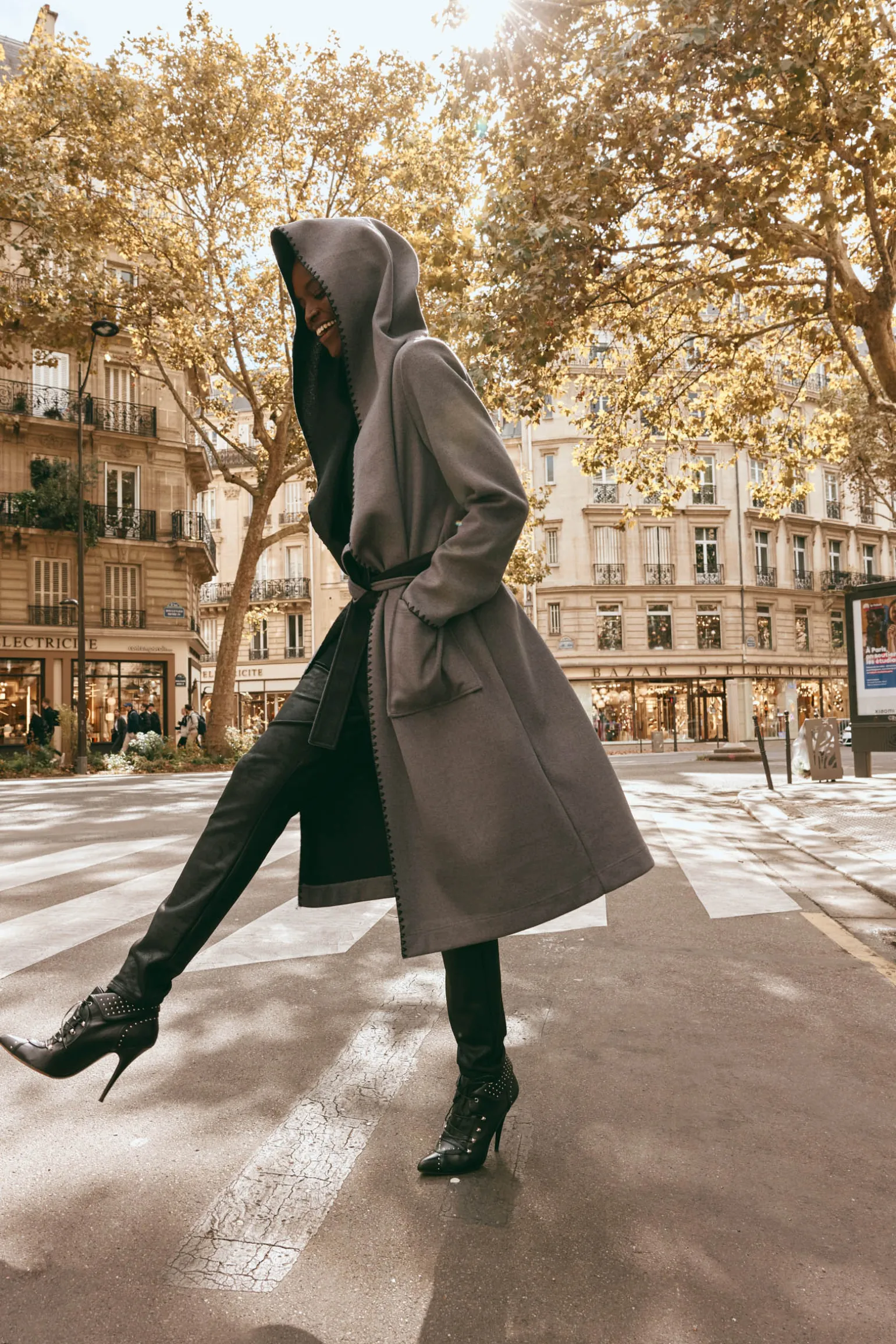 Manta Coat - Char