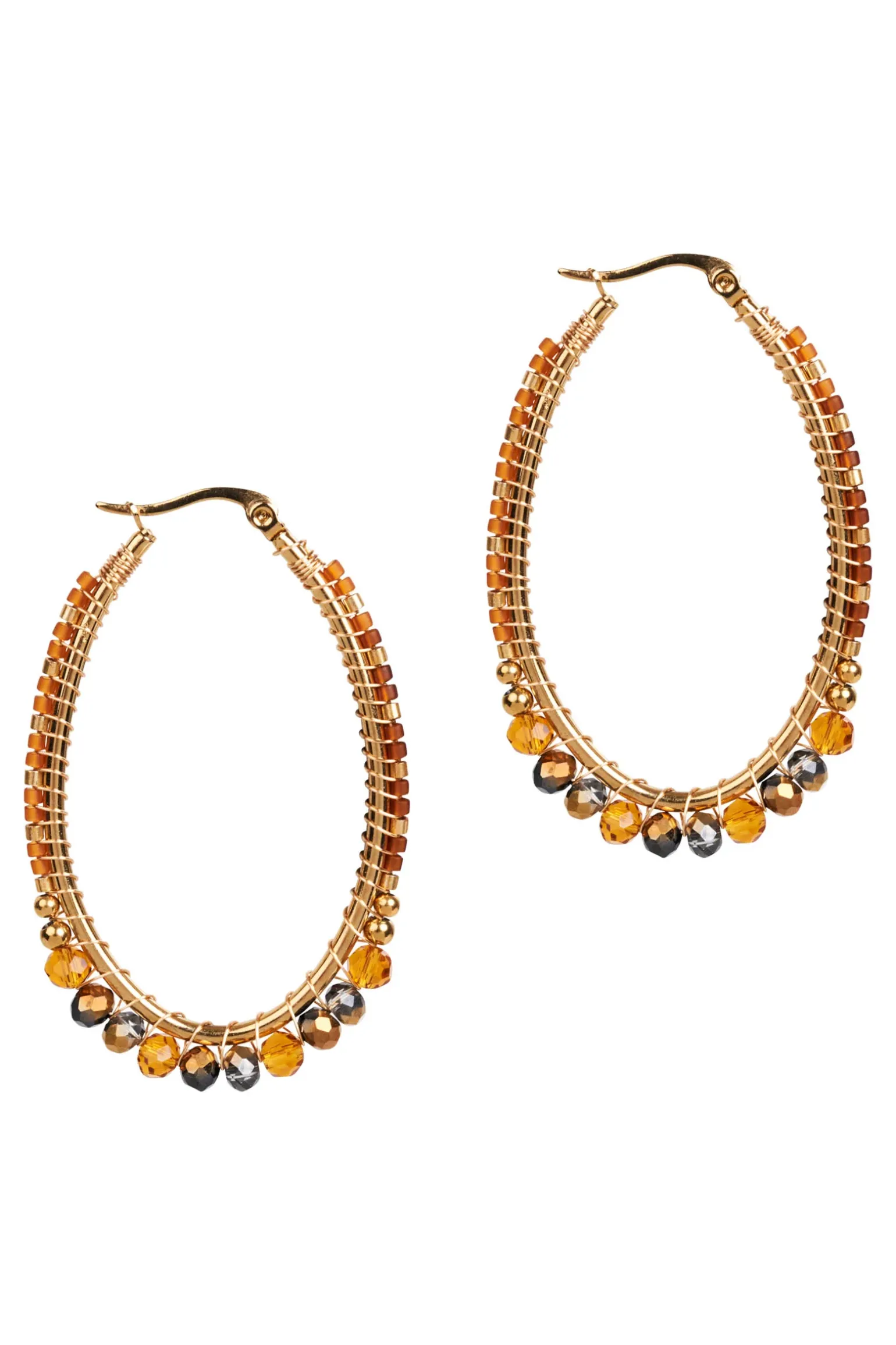 Manta Hoop Earring - Hazel