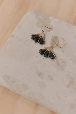 Manta Tassel Earring - Teal