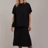 Masa Knit Poncho - Black