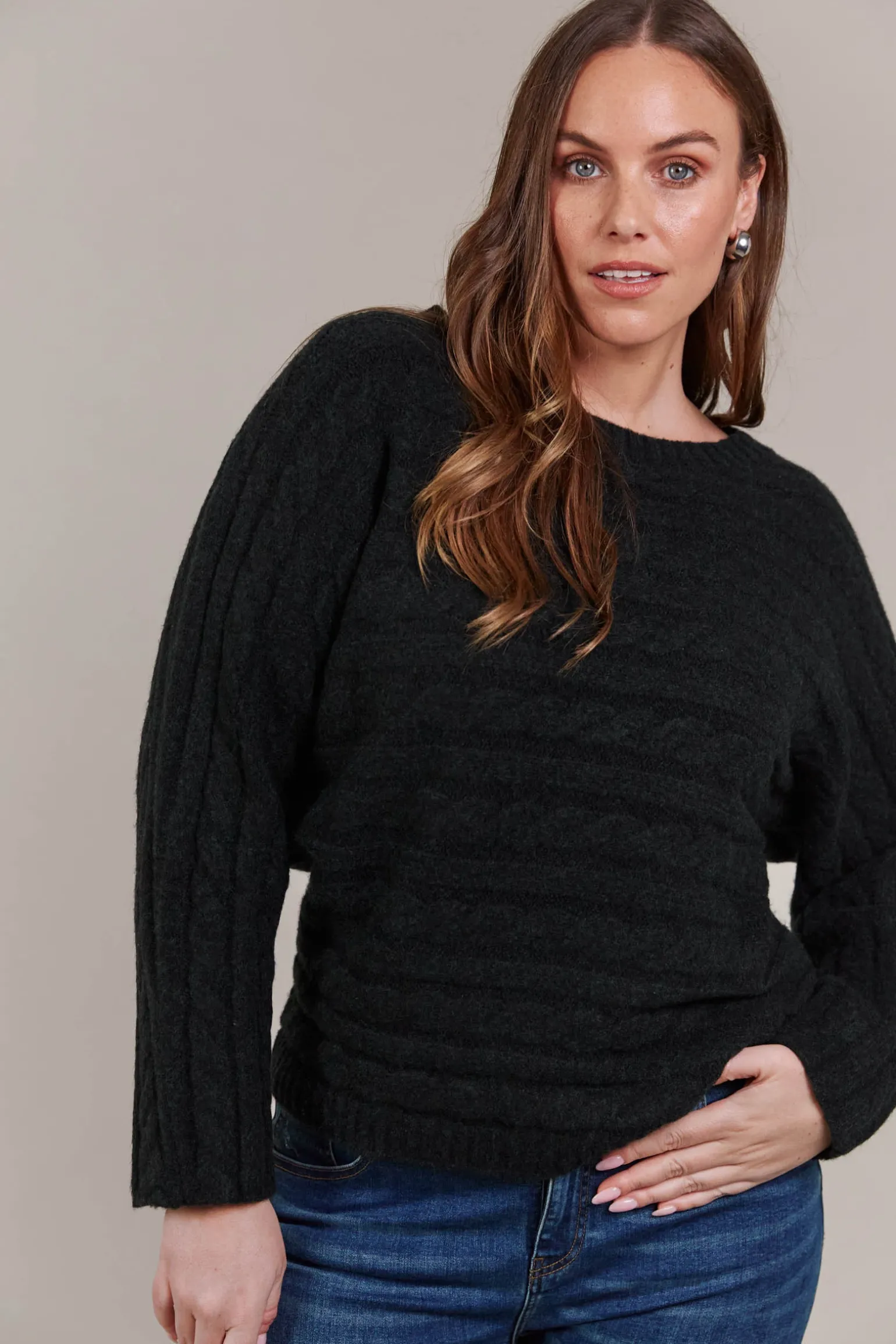Merano Cable Knit - Char