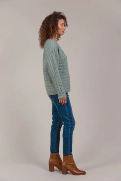 Merano Cable Knit - Jasper