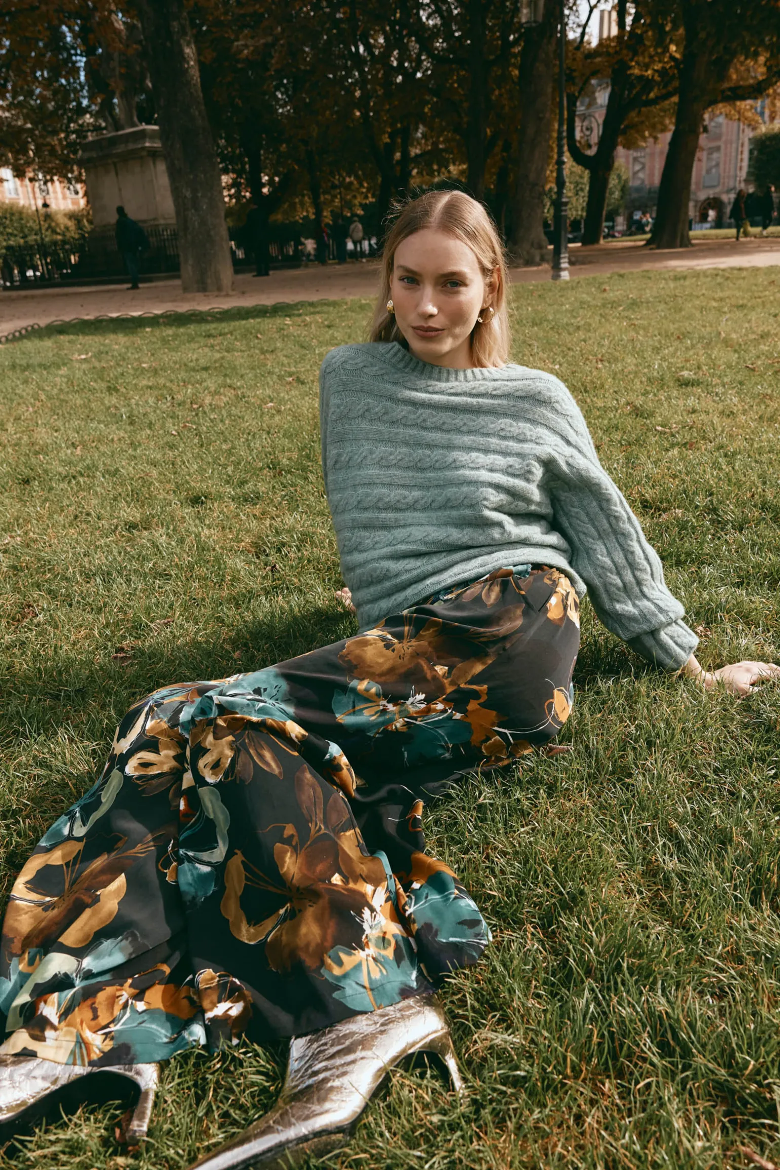 Merano Cable Knit - Jasper