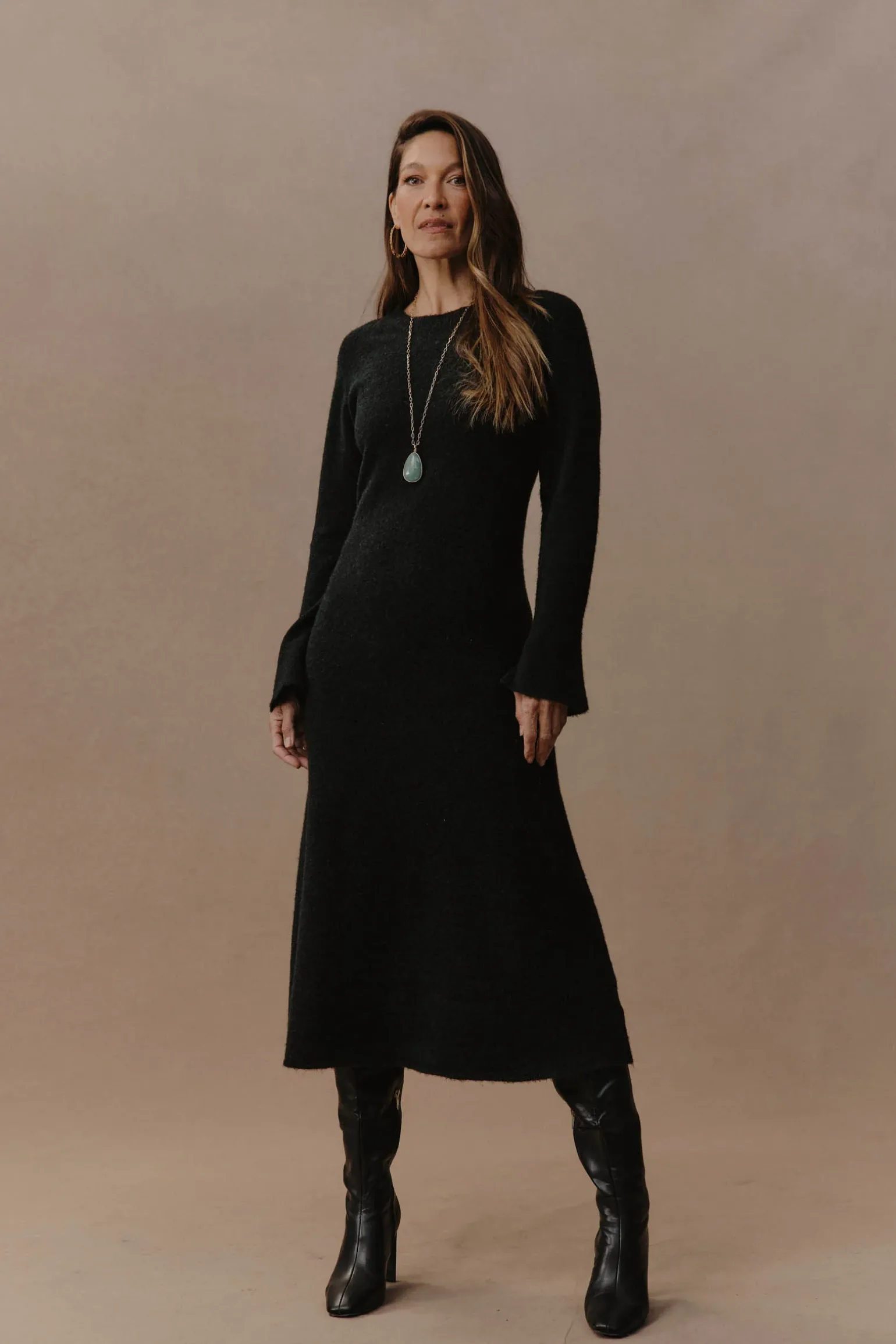 Merano Knit Dress - Char