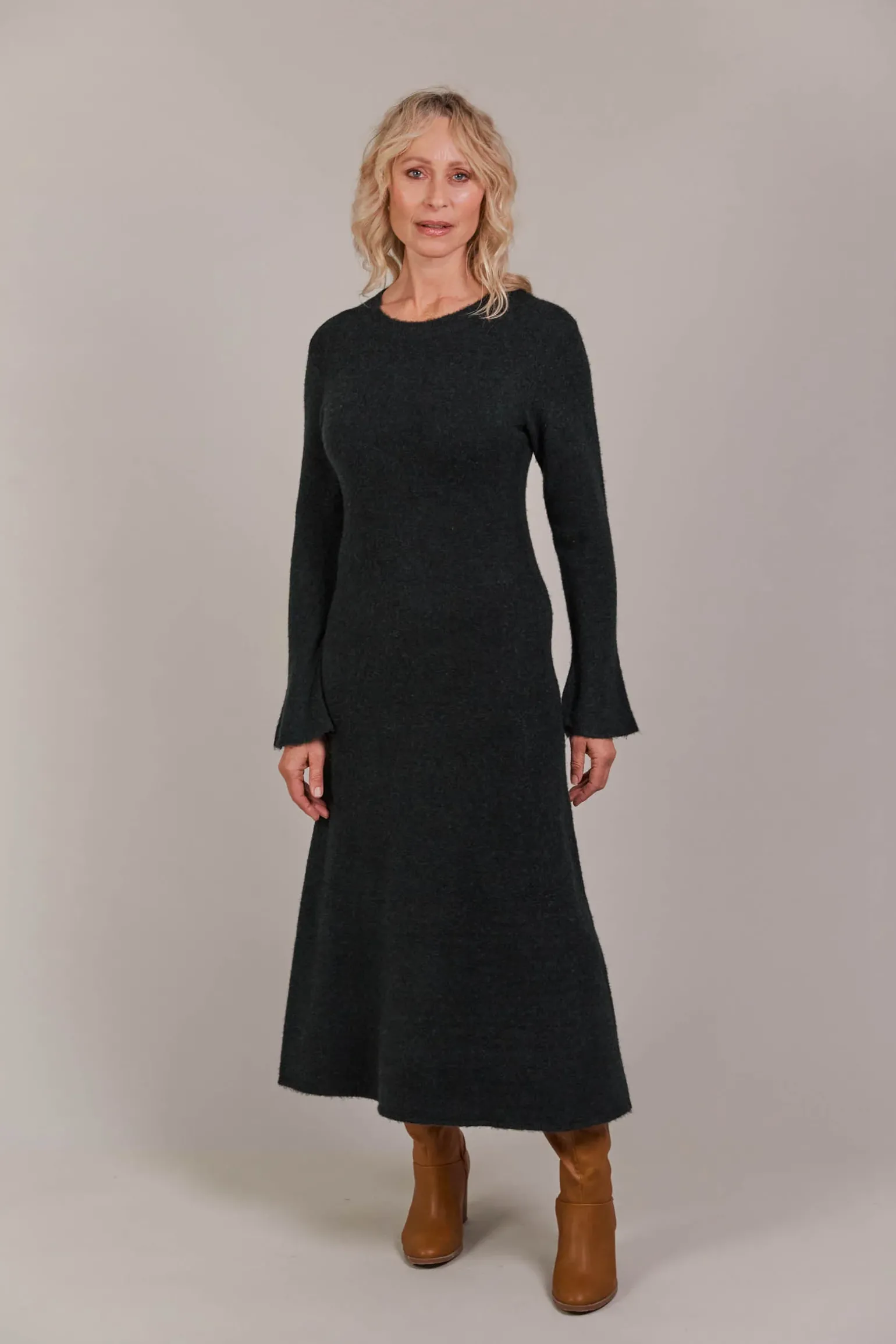 Merano Knit Dress - Char