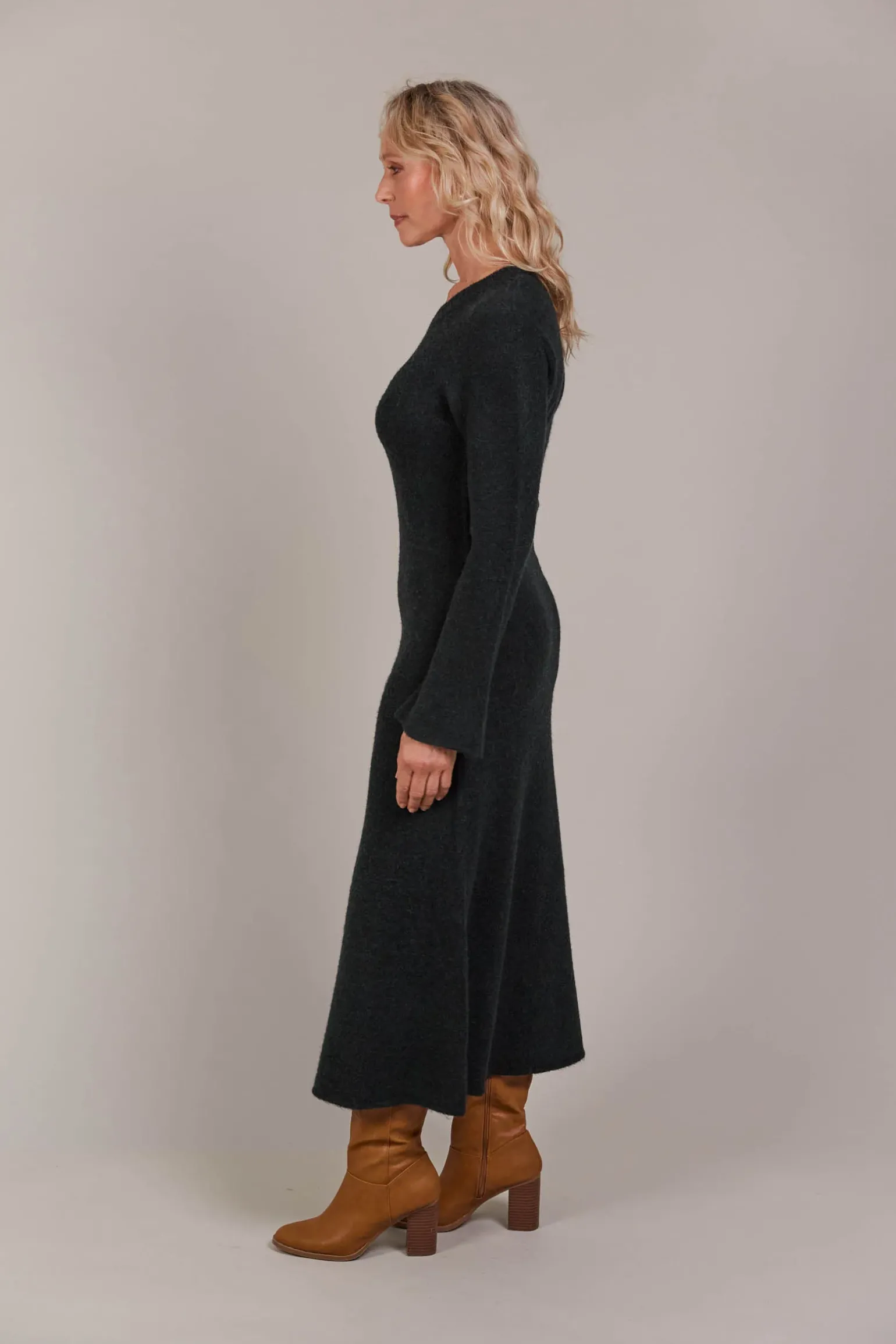 Merano Knit Dress - Char