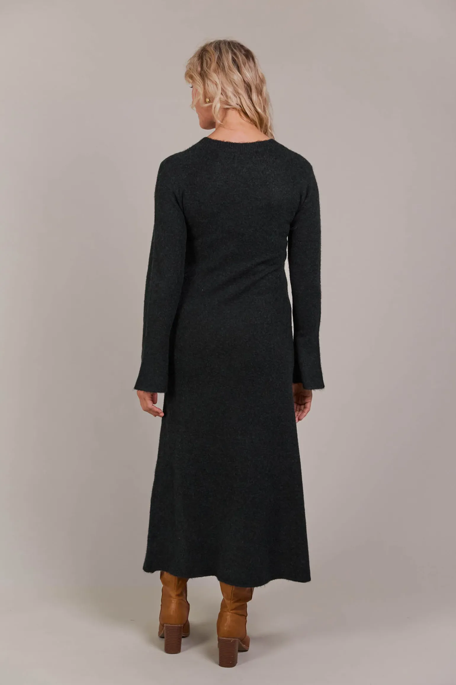 Merano Knit Dress - Char