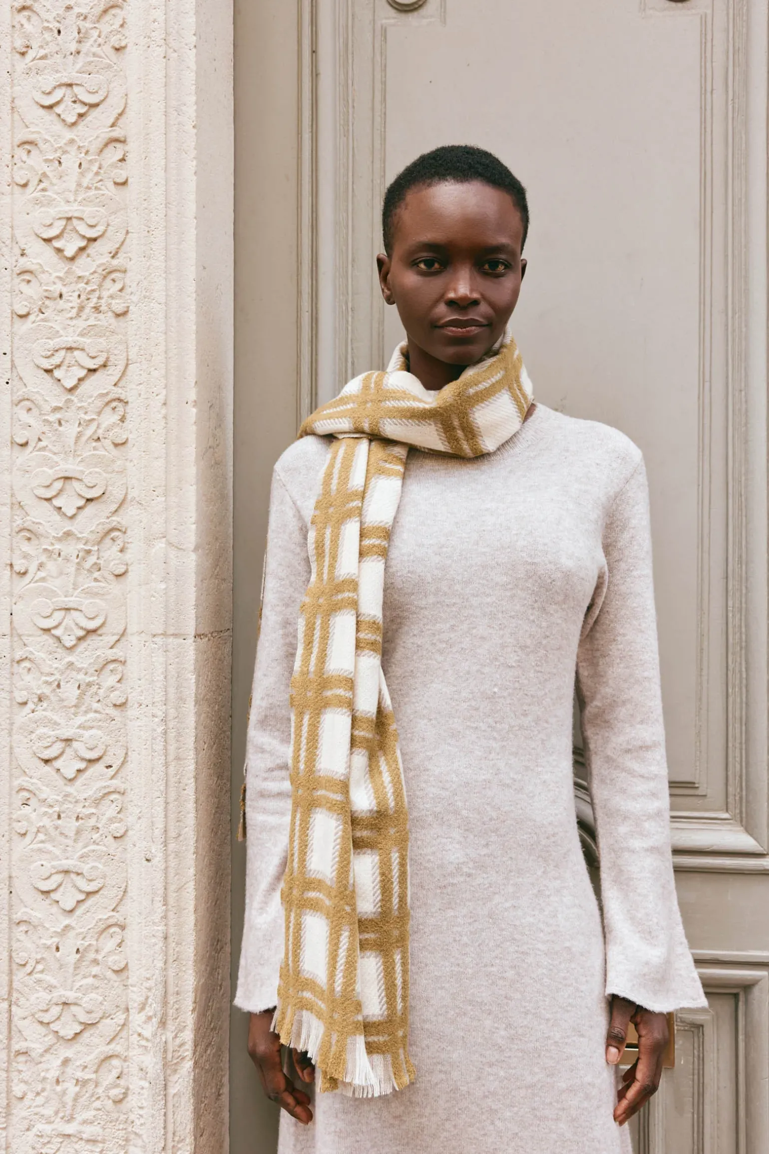 Merano Knit Dress - Flax