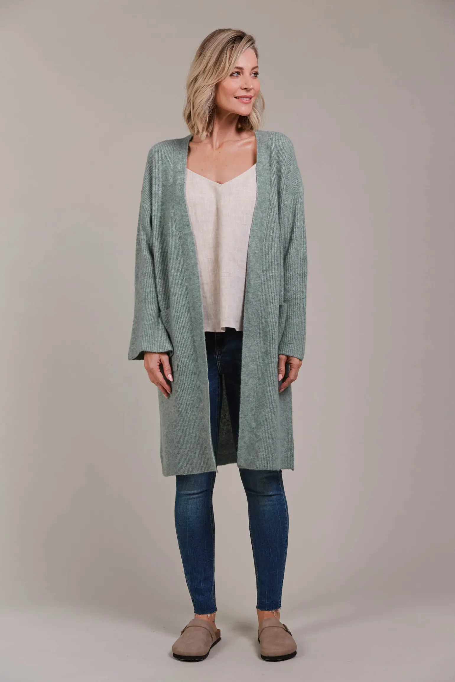 Merano Oversize Cardigan - Jasper