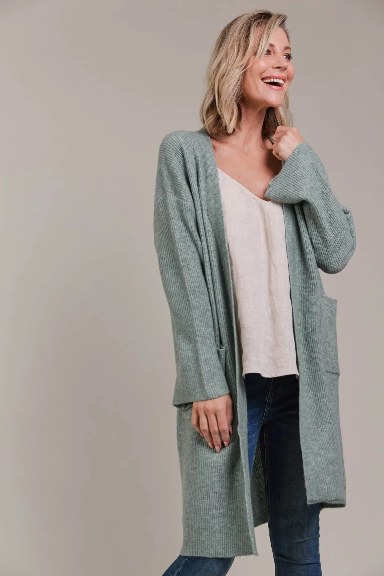Merano Oversize Cardigan - Jasper