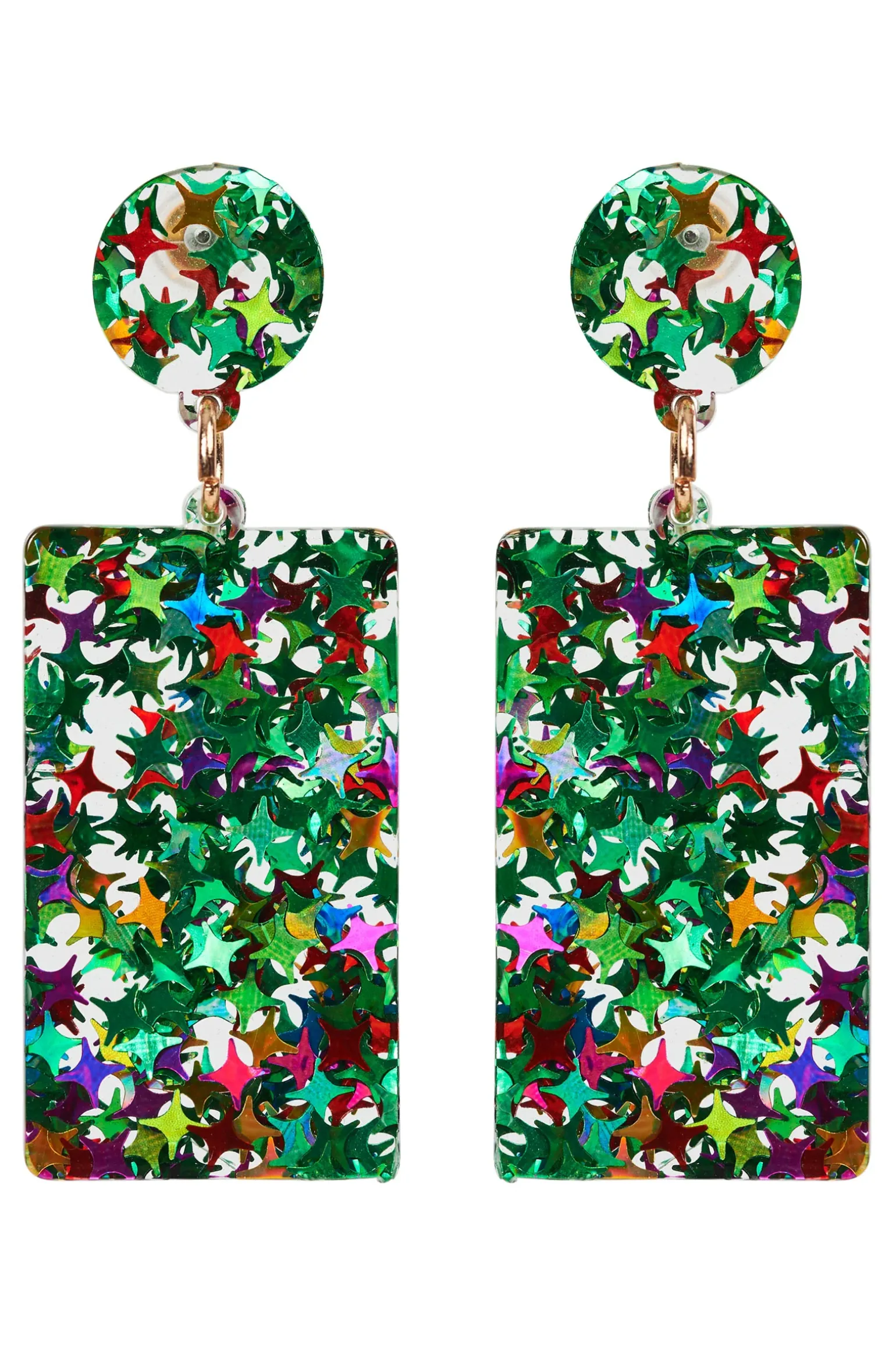 Merry Drop Earring - Emerald