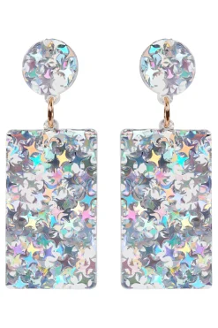 Merry Drop Earring - Silver