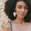 Mizu Leaf Earring - Silver