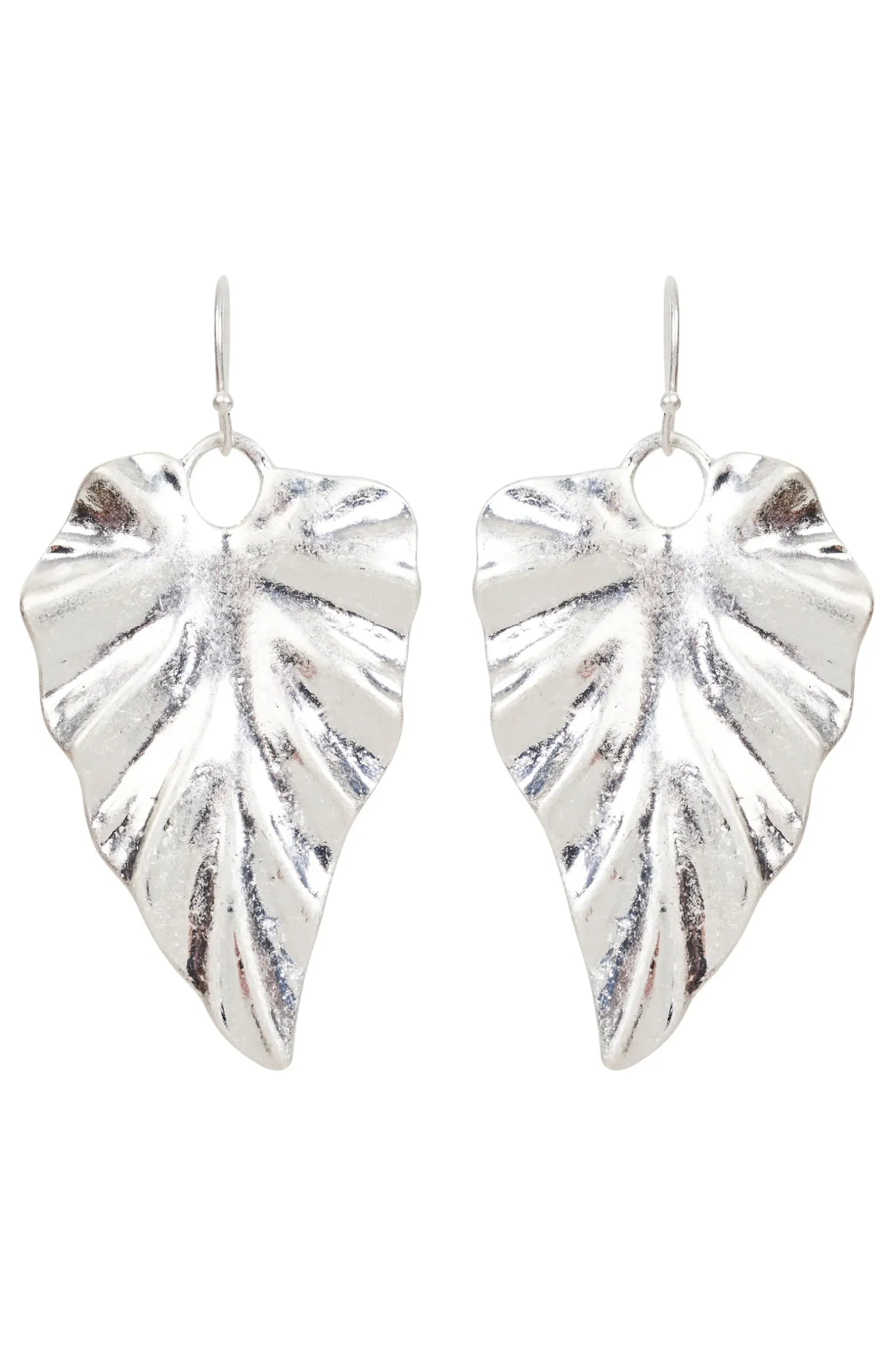 Mizu Leaf Earring - Silver