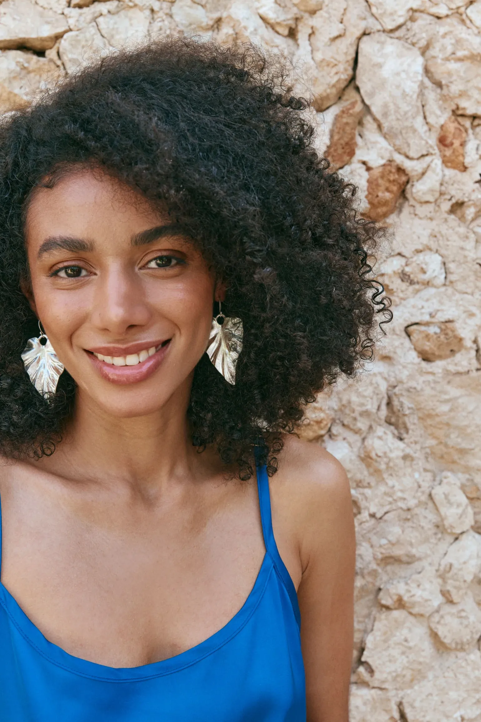 Mizu Leaf Earring - Silver