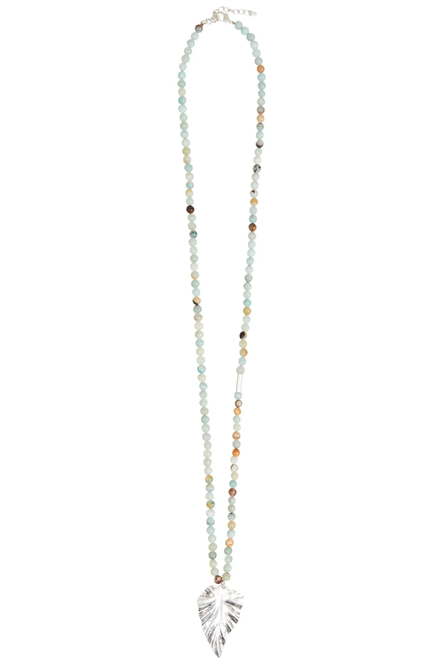 Mizu Necklace - Silver Leaf