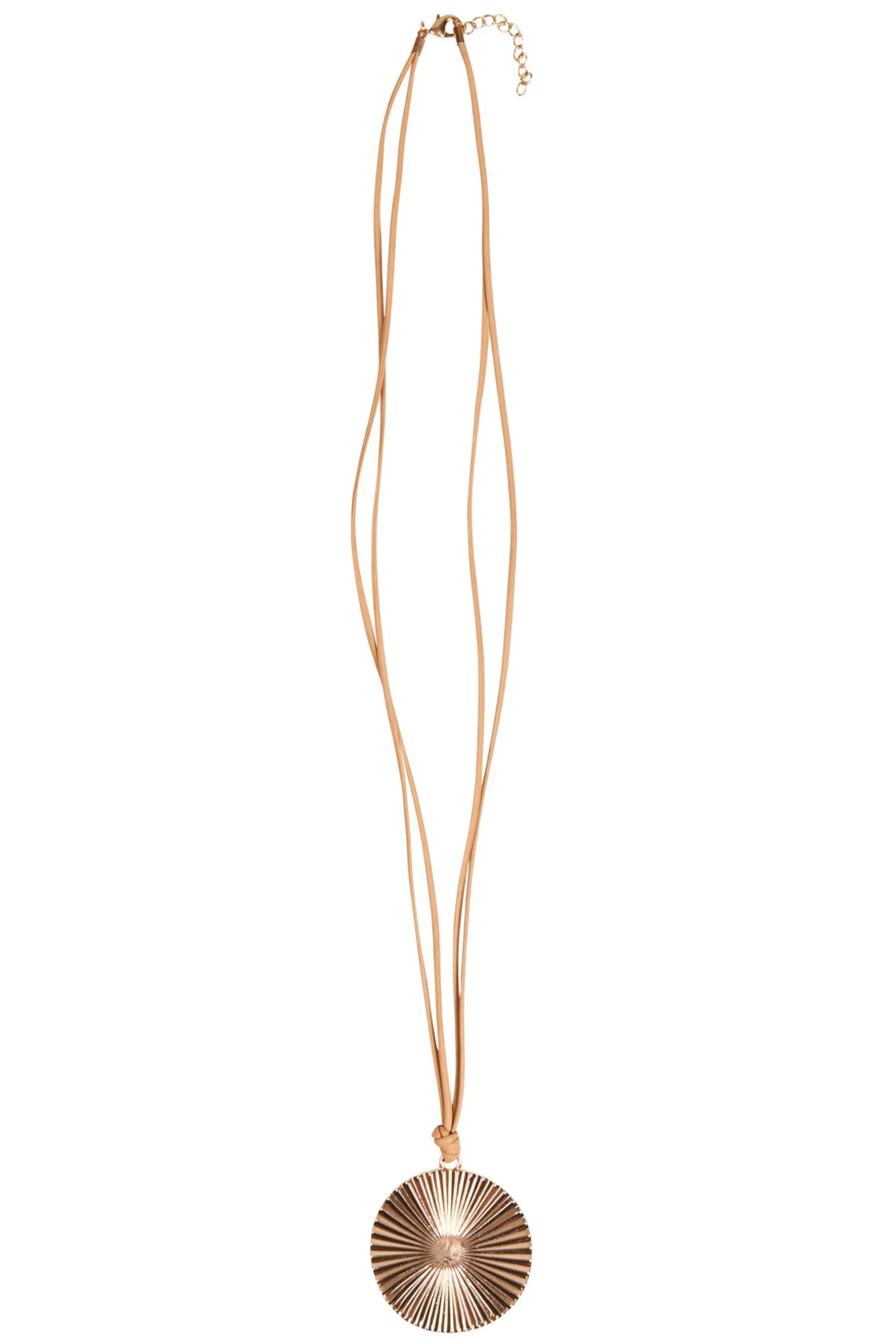 Mizu Necklace - Tan Disc