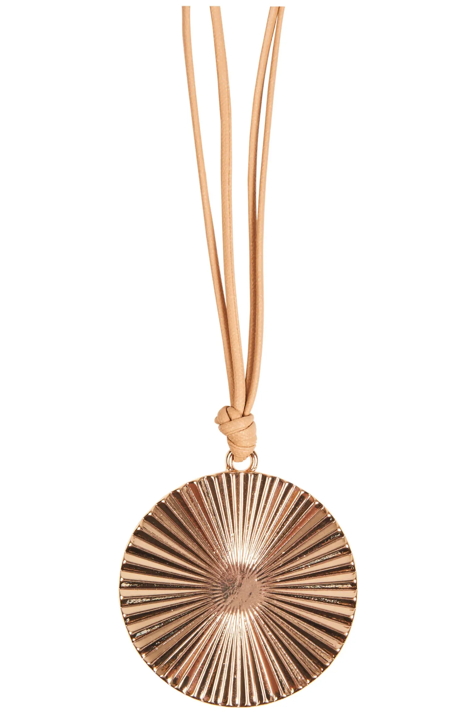 Mizu Necklace - Tan Disc