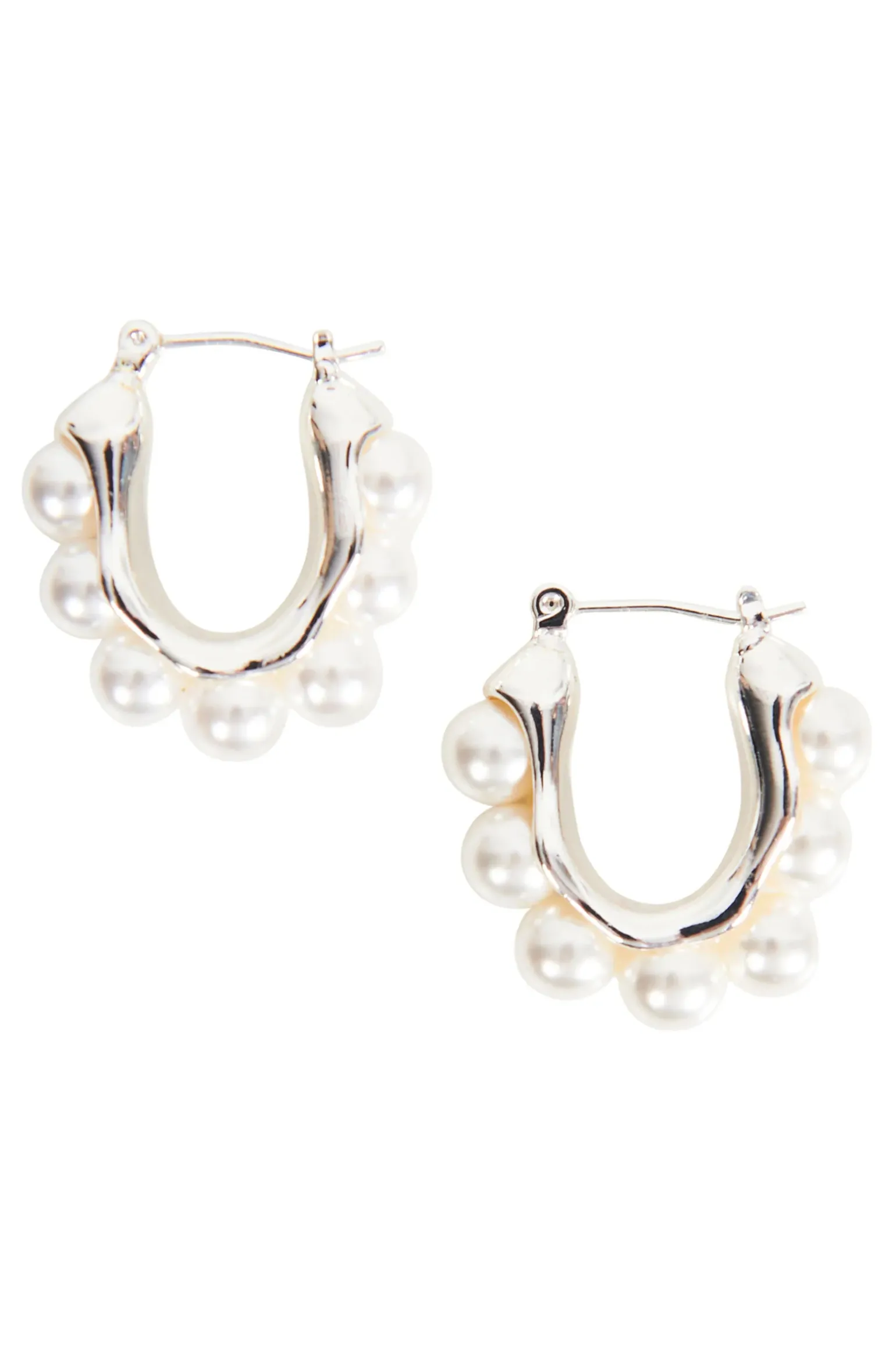 Mizu Pearl Earring - Silver