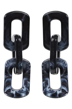 Mohave Link Earring - Carbon