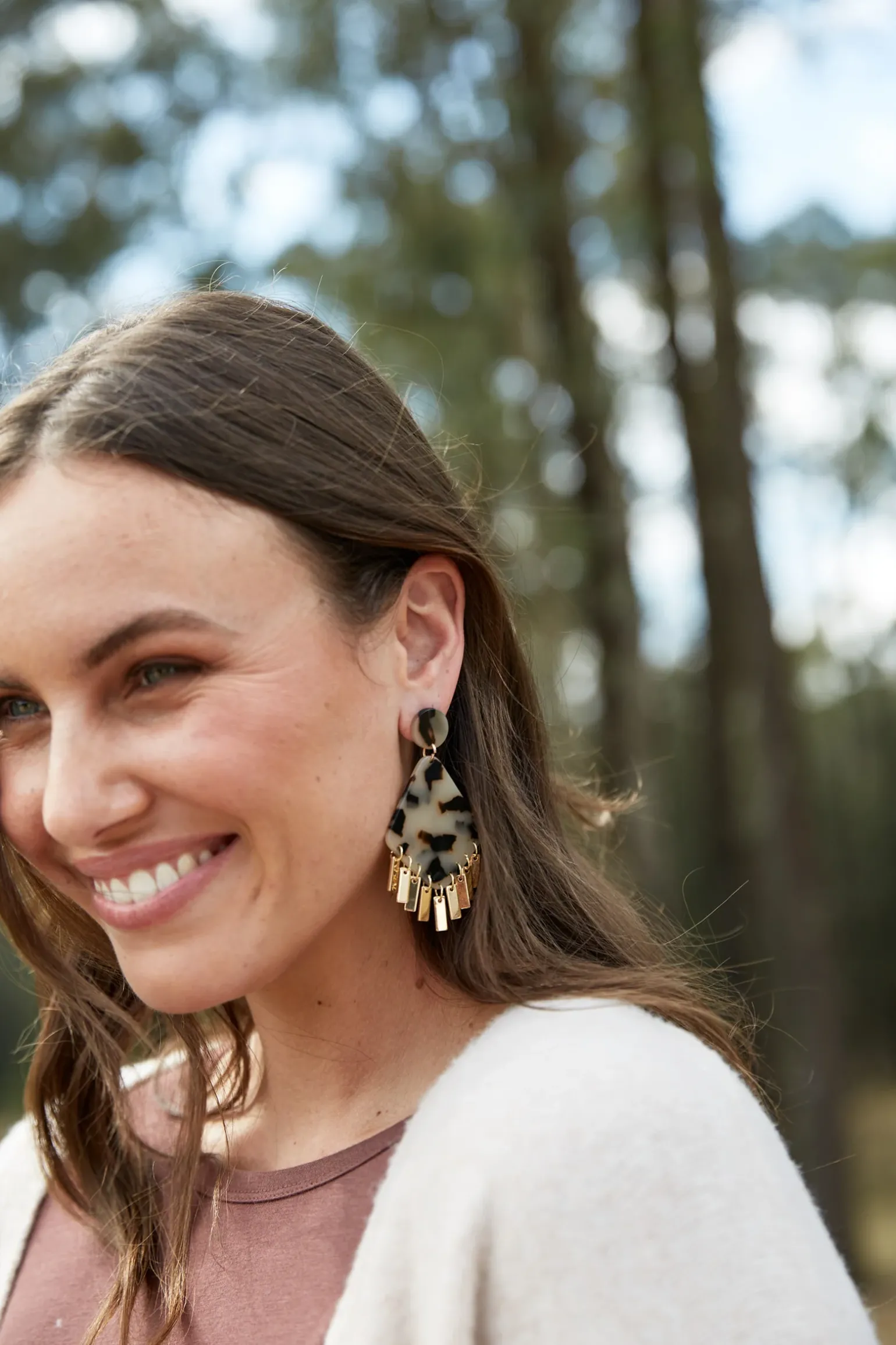 Nama Drop Earring - Tortoise