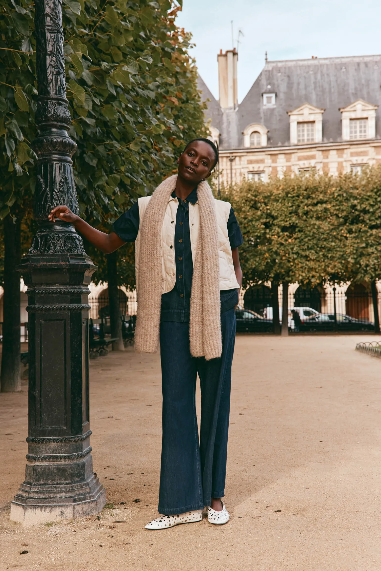 Naviva Scarf - Flax
