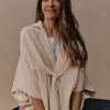 Palmer Knit Cape - Ecru