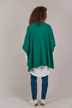 Palmer Knit Cape - Teal